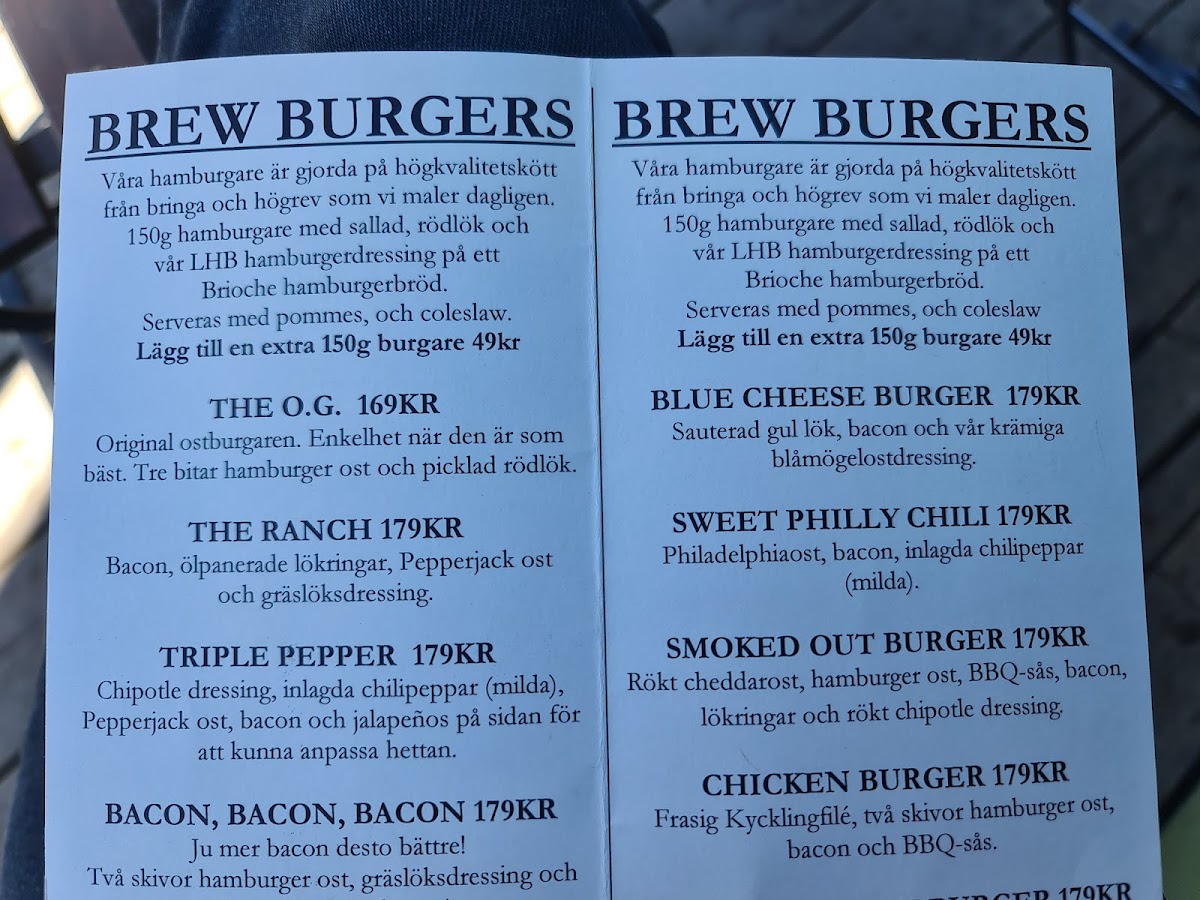 Menu Lock, Hop & Barrel Brewery Restaurant-7